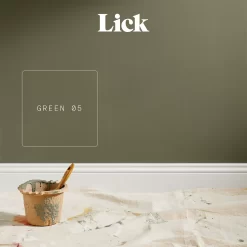 Lick Green 05 Matt Emulsion Paint, 2.5L 2 Lick Green 05 Matt Emulsion Paint, 2.5L -Trade Point Sale Shop lick green 05 matt emulsion paint 2 5l5060756110274 06i bq 1