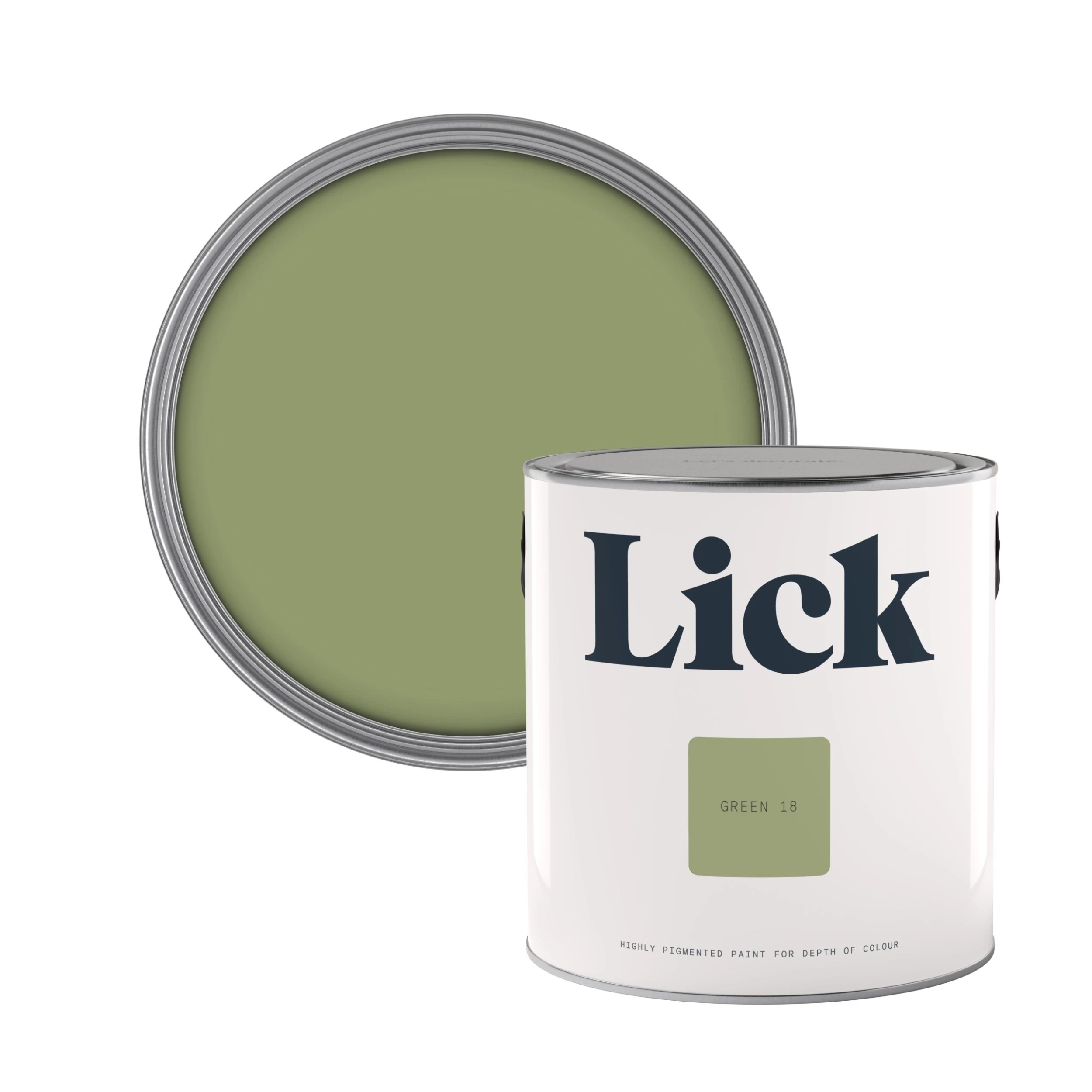 Lick Green 18 Matt Emulsion paint, 2.5L Lick Green 18 Matt Emulsion Paint, 2.5L -Trade Point Sale Shop lick green 18 matt emulsion paint 2 5l5060932641721 01c bq scaled