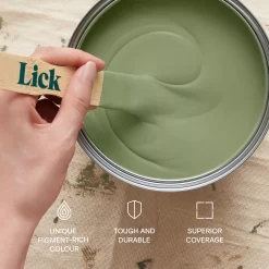 Lick Green 18 Matt Emulsion Paint, 2.5L 5 Lick Green 18 Matt Emulsion Paint, 2.5L -Trade Point Sale Shop lick green 18 matt emulsion paint 2 5l5060932641721 05i bq