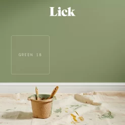 Lick Green 18 Matt Emulsion Paint, 2.5L 2 Lick Green 18 Matt Emulsion Paint, 2.5L -Trade Point Sale Shop lick green 18 matt emulsion paint 2 5l5060932641721 06i bq