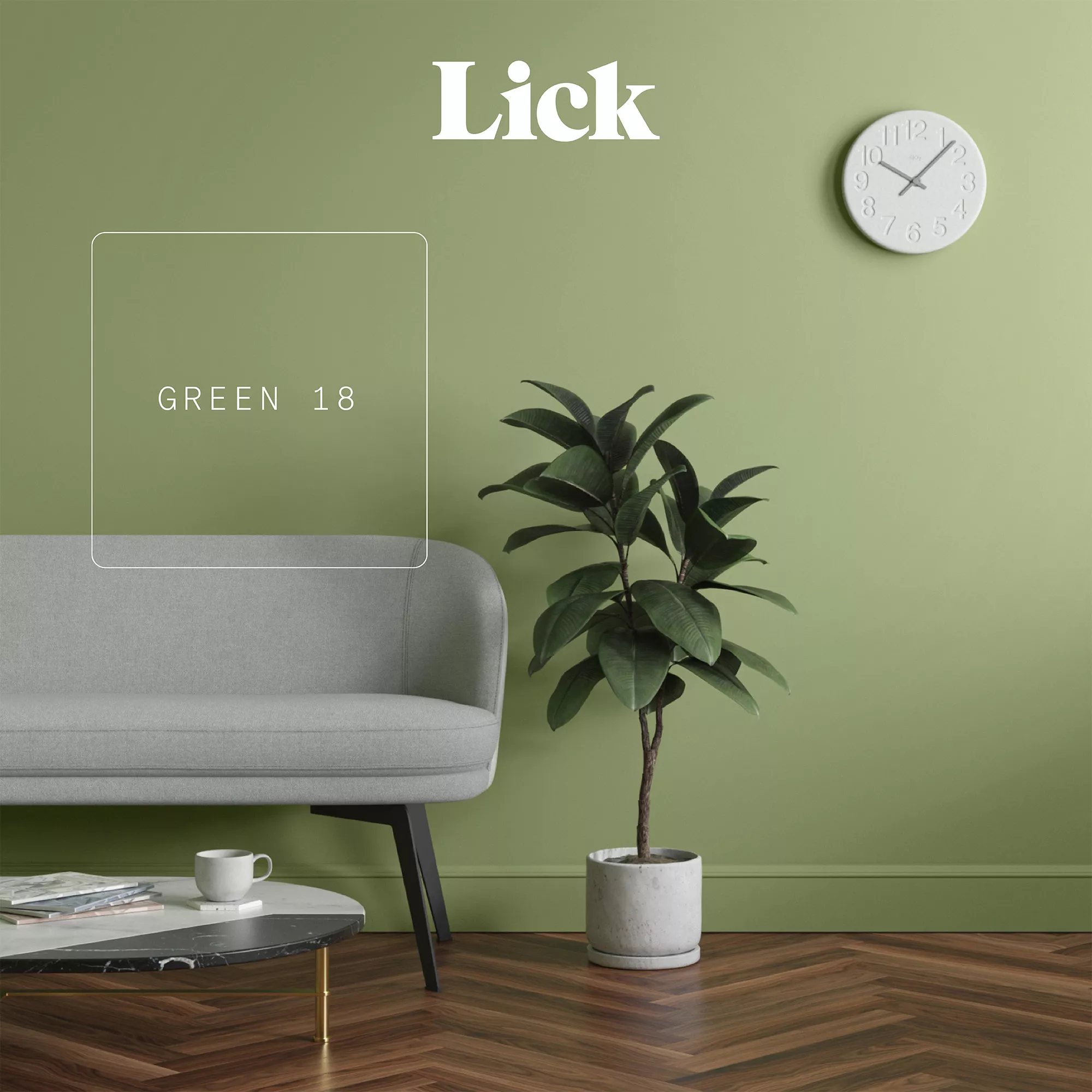Lick Green 18 Matt Emulsion paint, 2.5L Lick Green 18 Matt Emulsion Paint, 2.5L -Trade Point Sale Shop lick green 18 matt emulsion paint 2 5l5060932641721 07i bq