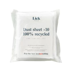 Lick Large 100% Recycled Plastic Dust Sheet, Pack Of 10