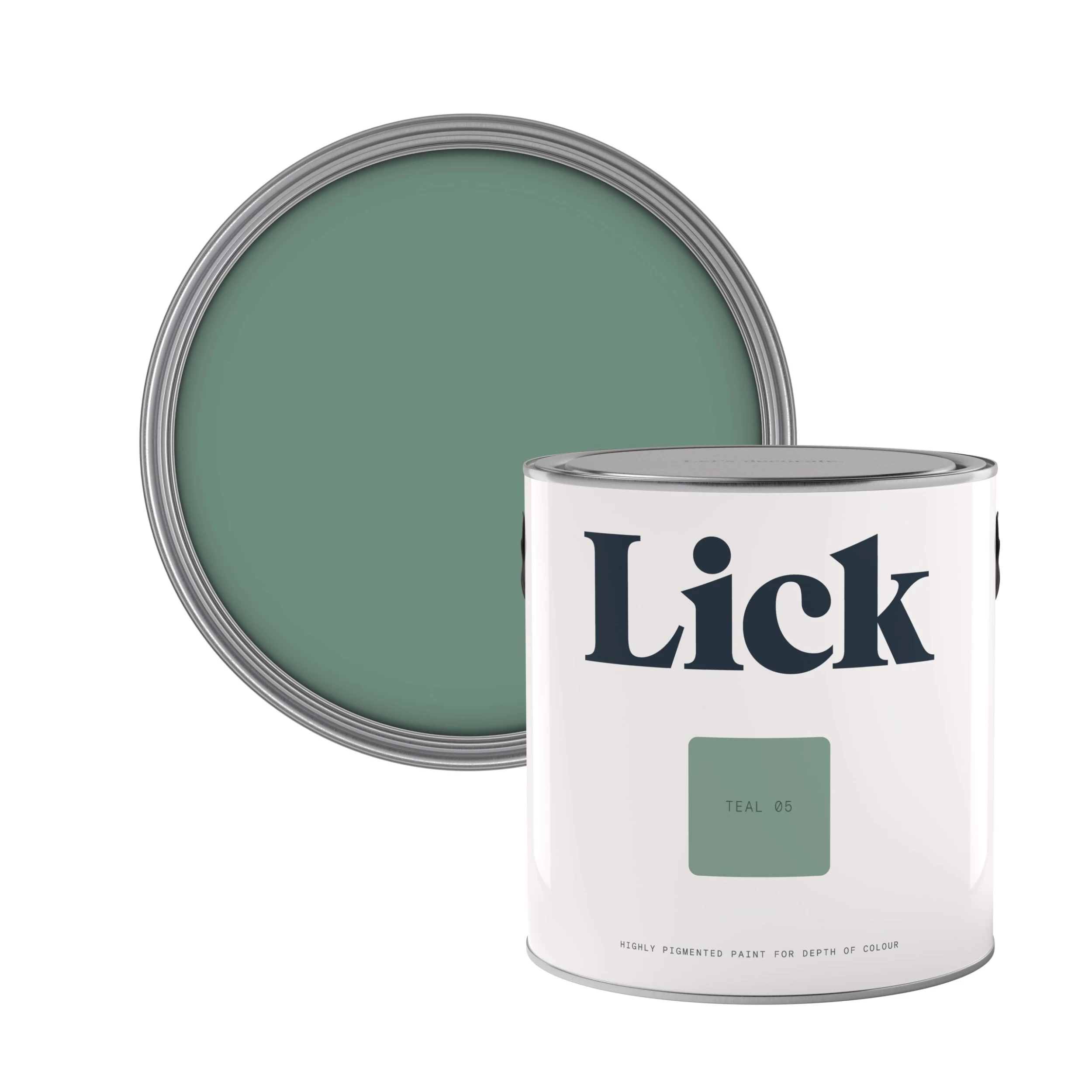 Lick Teal 05 Eggshell Emulsion paint, 2.5L Lick Teal 05 Eggshell Emulsion Paint, 2.5L -Trade Point Sale Shop lick teal 05 eggshell emulsion paint 2 5l5060932643671 01c bq scaled