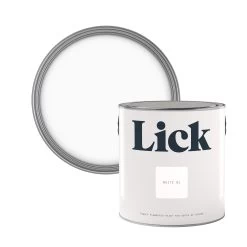 Lick White 01 Eggshell Emulsion Paint, 2.5L
