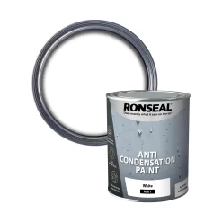 Ronseal Anti Condensation White Matt Damp Seal Paint, 0.75L