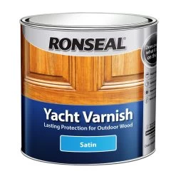Ronseal Clear Satin Wood Varnish, 2.5L