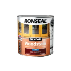 Ronseal Deep Mahogany Satin Wood Stain, 2.5L