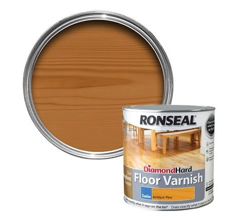 Ronseal Diamond hard Antique pine Satin Floor Wood varnish, 2.5L Ronseal Diamond Hard Antique Pine Satin Floor Wood Varnish, 2.5L -Trade Point Sale Shop ronseal diamond hard antique pine satin floor wood varnish 2 5l5010214834297 02c bq