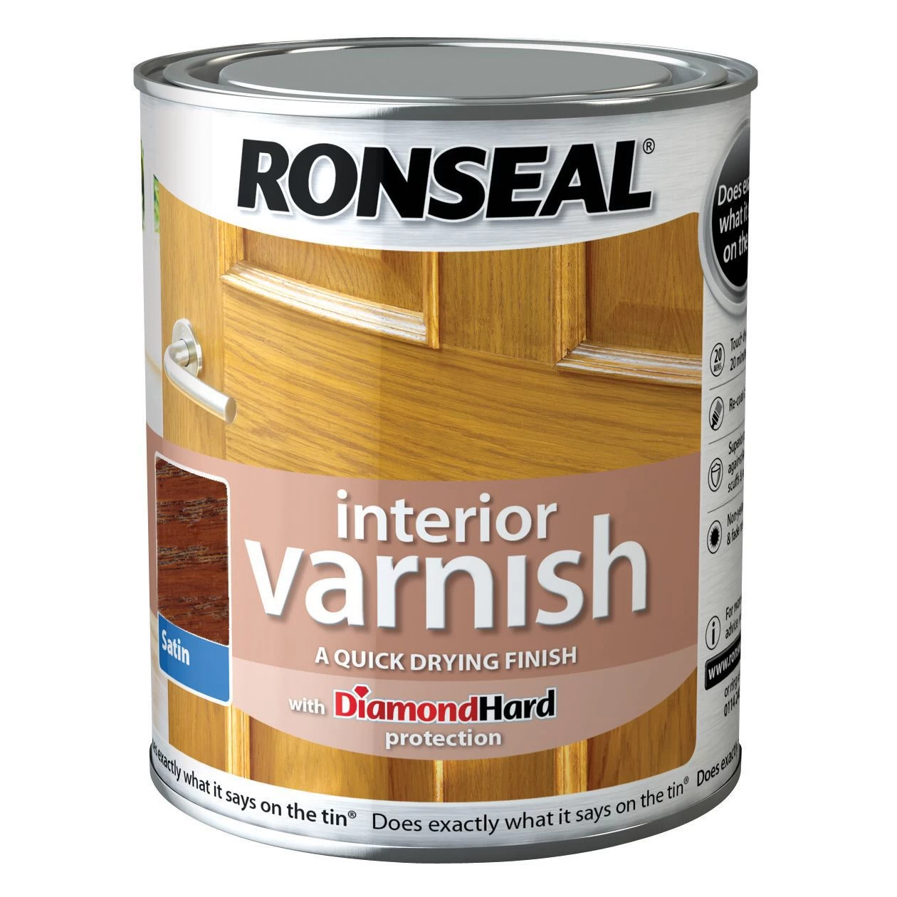 Ronseal Diamond hard Dark oak Satin Wood varnish, 0.25L Ronseal Diamond Hard Dark Oak Satin Wood Varnish, 0.25L -Trade Point Sale Shop ronseal diamond hard dark oak satin wood varnish 0 25l5010214868261 08c bq