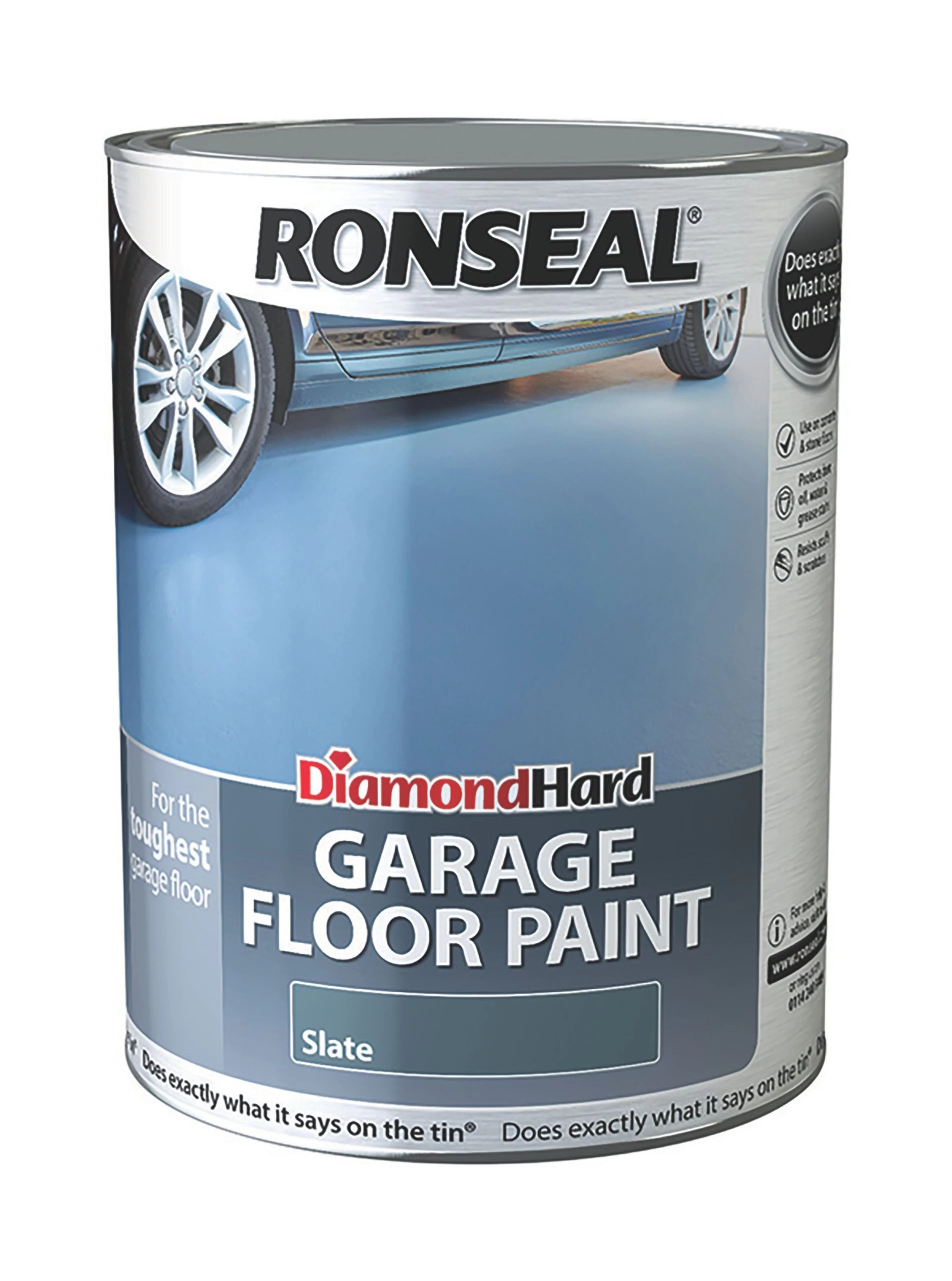 Ronseal Diamond Hard Slate Satinwood Garage floor paint, 5L Ronseal Diamond Hard Slate Satinwood Garage Floor Paint, 5L -Trade Point Sale Shop ronseal diamond hard slate satinwood garage floor paint 5l5010214857630 08c bq scaled