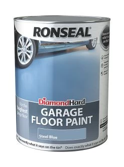 Trade Point Sale Shop -Trade Point Sale Shop ronseal diamond hard steel blue satinwood garage floor paint 5l5010214861118 08c bq
