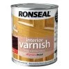 Ronseal Diamond Hard Walnut Gloss Wood Varnish, 0.75L