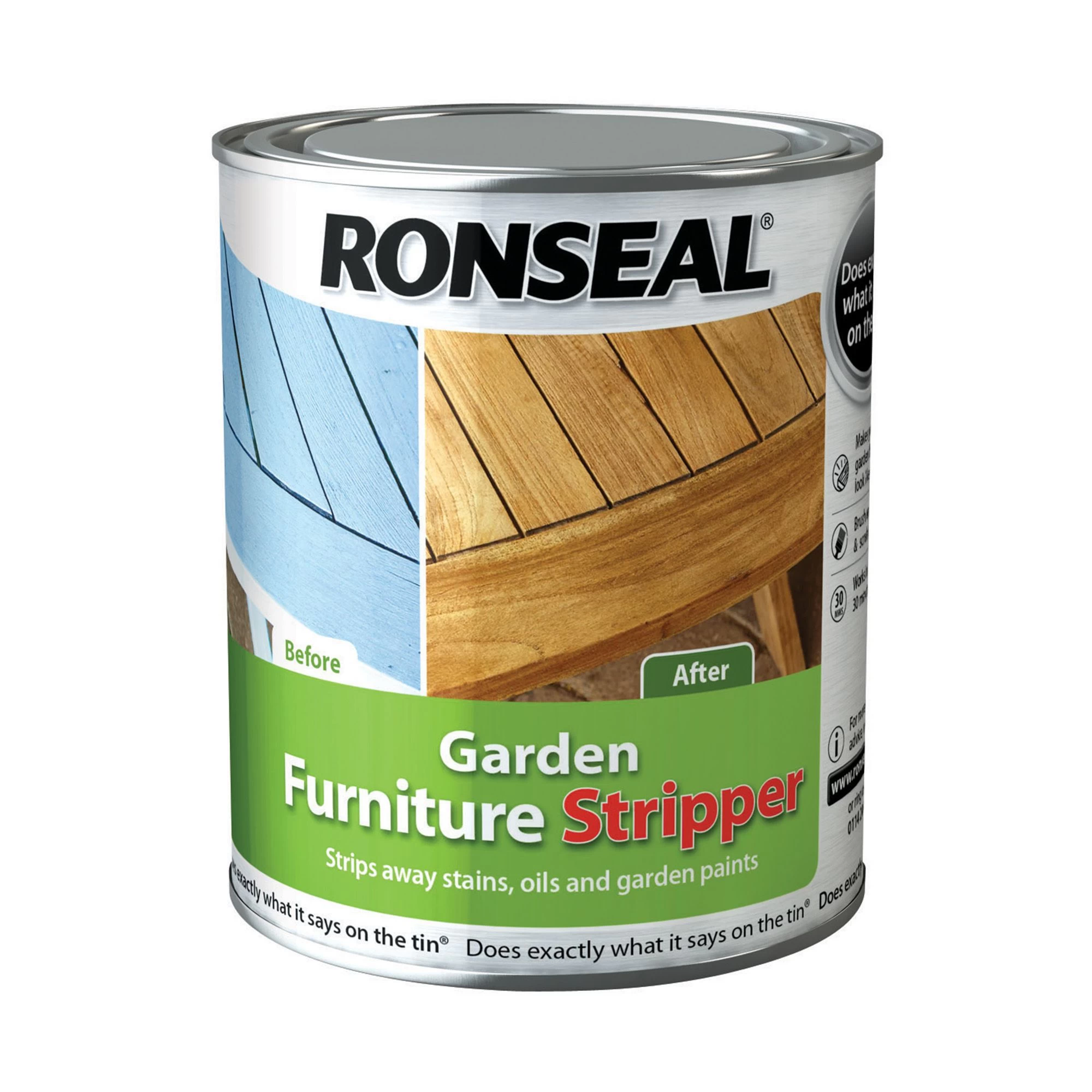 Ronseal Hardwood Furniture stripper, 0.75L Ronseal Hardwood Furniture Stripper, 0.75L -Trade Point Sale Shop ronseal hardwood furniture stripper 0 75l5010214873609 08c bq