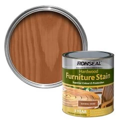Ronseal Hardwood Natural Cedar Furniture Wood Stain, 750ml