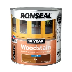 Ronseal Oak Satin Wood Stain, 750ml