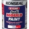 Ronseal Problem Wall White Silk Anti-mould Paint, 0.75L