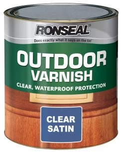 Ronseal Satin Wood Varnish, 0.75L