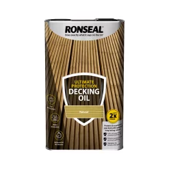 Ronseal Ultimate Natural Decking Wood Oil, 5L