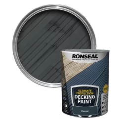 Ronseal Ultimate Protection Matt Charcoal Decking Paint, 5L