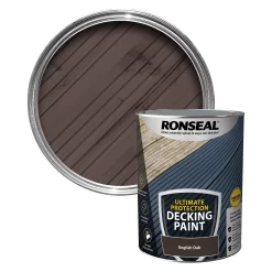 Ronseal Ultimate Protection Matt English Oak Decking Paint, 5L