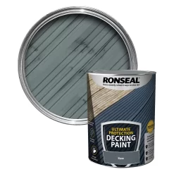 Ronseal Ultimate Protection Matt Slate Decking Paint, 5L