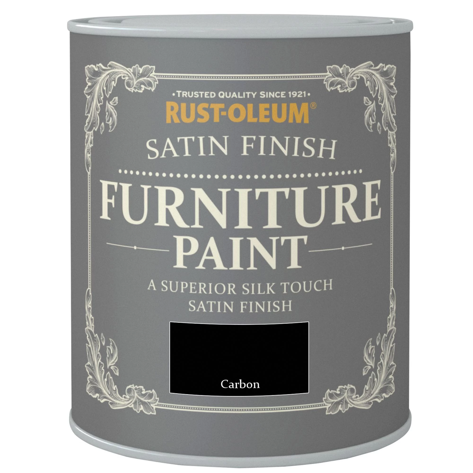 Rust-Oleum Carbon Satinwood Furniture paint, 750ml Rust-Oleum Carbon Satinwood Furniture Paint, 750ml -Trade Point Sale Shop rust oleum carbon satinwood furniture paint 750ml5013296032599 02c BQ