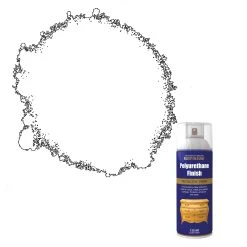 Rust-Oleum Clear Gloss Multi-surface Lacquer Spray Paint, 400ml