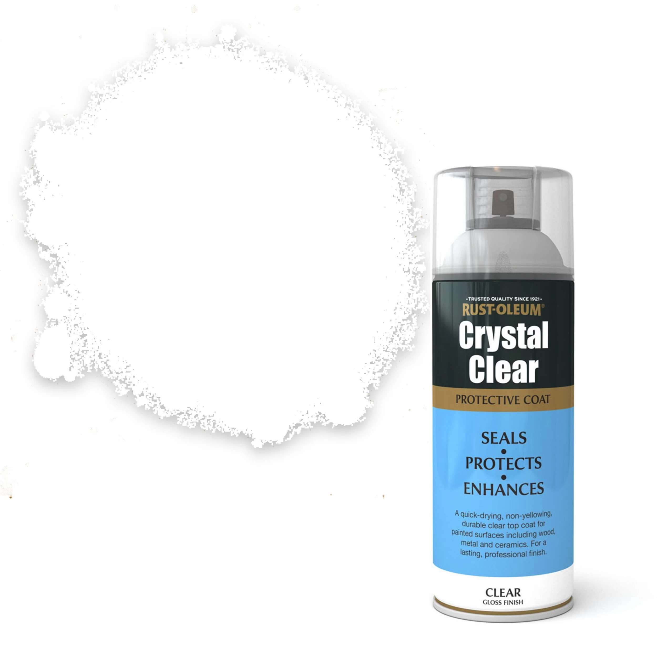 Rust-Oleum Crystal clear Gloss Lacquer Spray paint, 400ml Rust-Oleum Crystal Clear Gloss Lacquer Spray Paint, 400ml -Trade Point Sale Shop rust oleum crystal clear gloss lacquer spray paint 400ml5013296950091 02c bq scaled