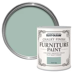 Rust-Oleum Duck Egg Chalky Effect Matt Furniture Paint, 750ml