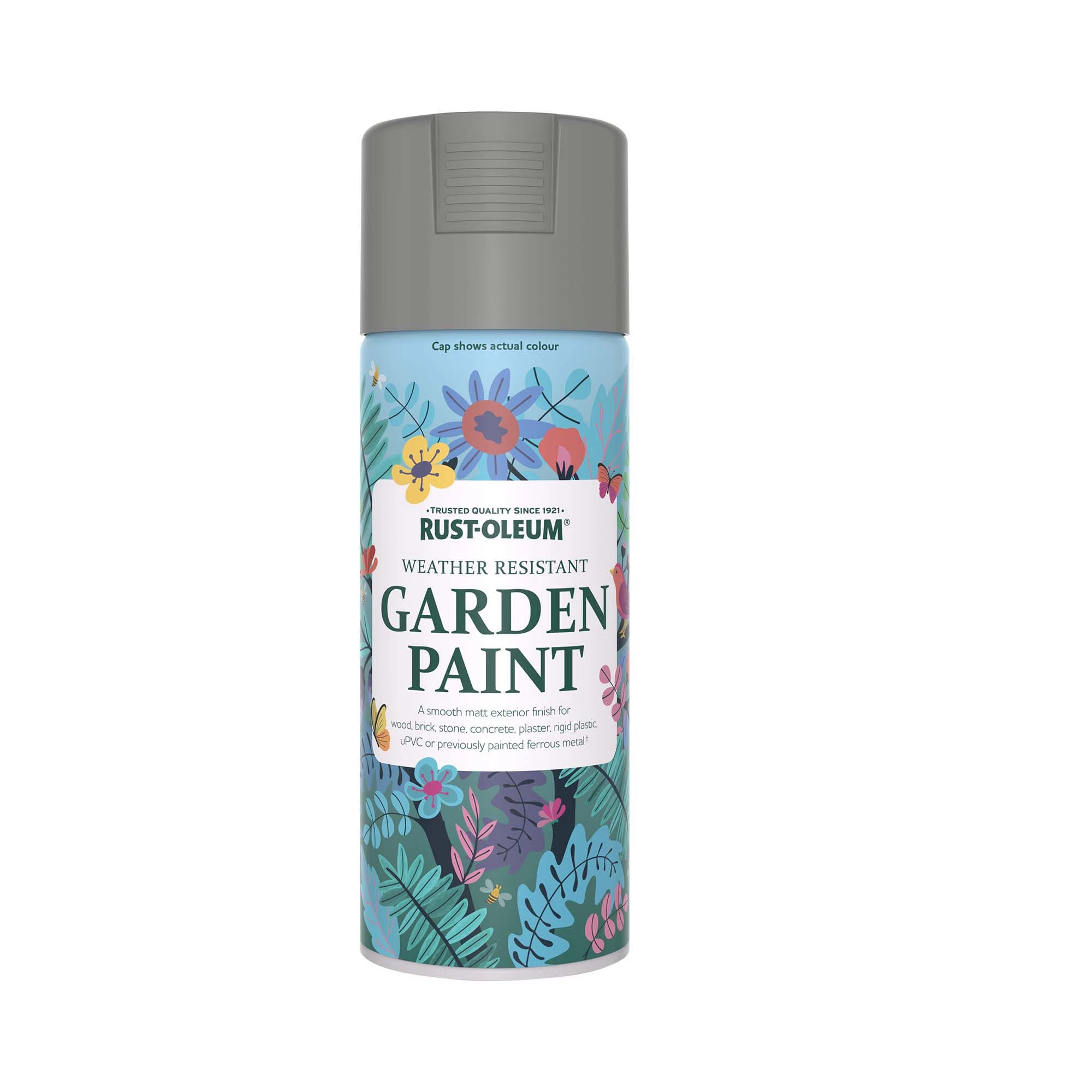 Rust-Oleum Garden Paint Flint Matt Multi-surface Garden Paint, 400ml Spray can Rust-Oleum Garden Paint Flint Matt Multi-surface Garden Paint, 400ml Spray Can -Trade Point Sale Shop rust oleum garden paint flint matt multi surface garden paint 400ml spray can5013296132046 08c bq