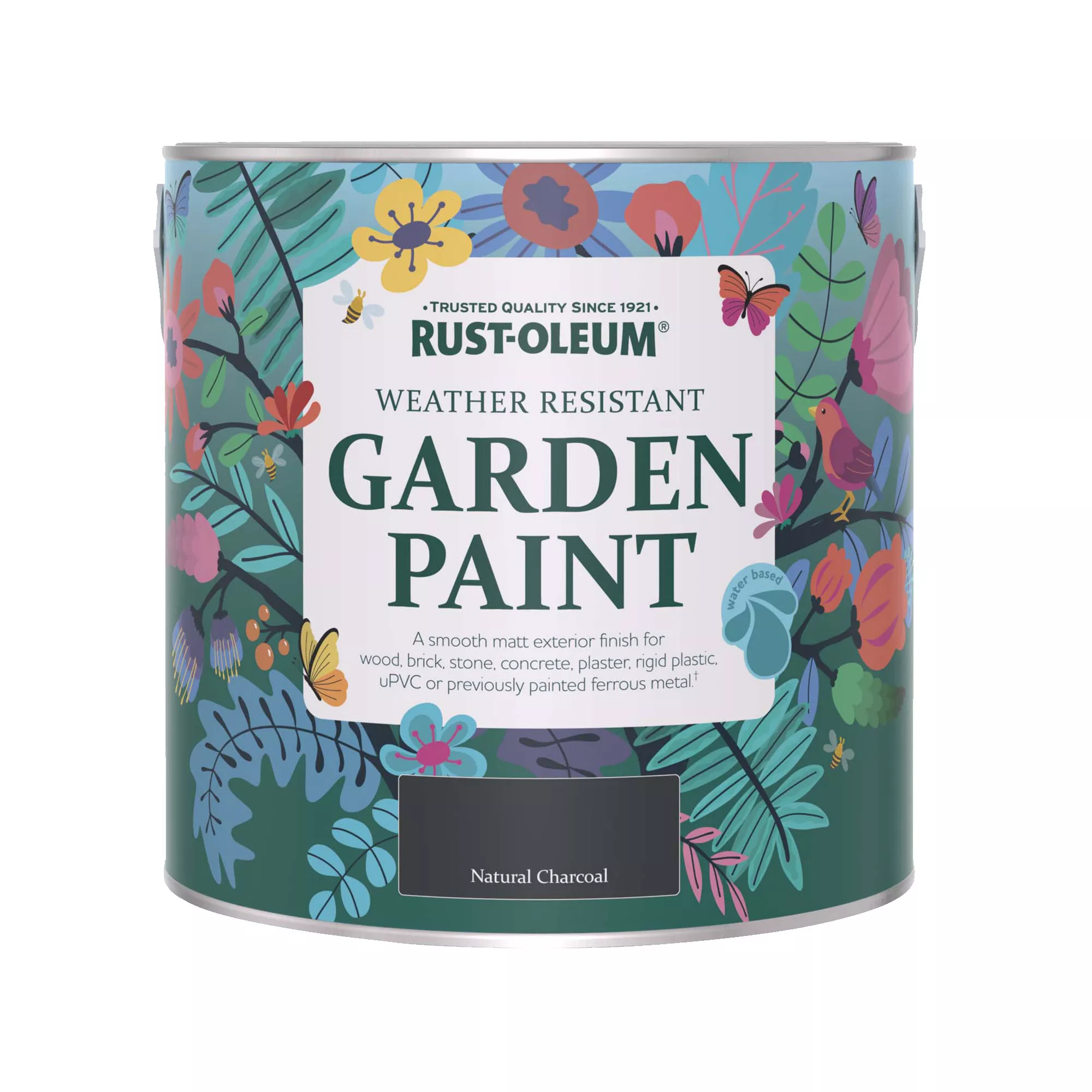 Rust-Oleum Garden Paint Natural Charcoal Matt Multi-surface Garden Paint, 2.5L Tin Rust-Oleum Garden Paint Natural Charcoal Matt Multi-surface Garden Paint, 2.5L Tin -Trade Point Sale Shop rust oleum garden paint natural charcoal matt multi surface garden paint 2 5l tin5013296131926 08c bq