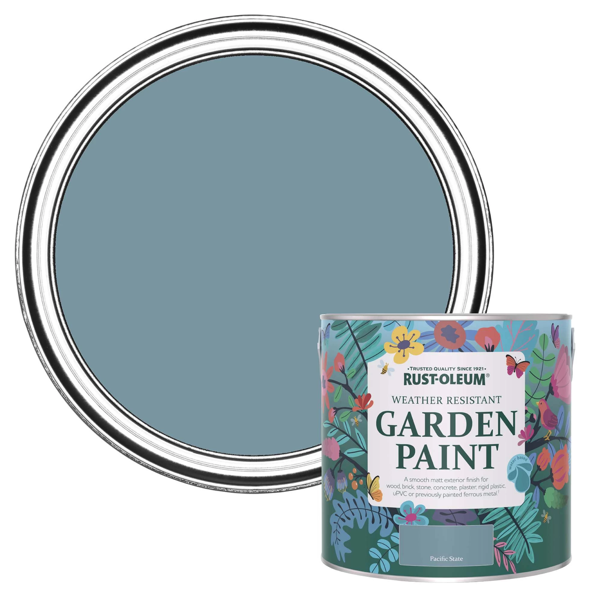 Rust-Oleum Garden Paint Pacific State Matt Multi-surface Garden Paint, 2.5L Tin Rust-Oleum Garden Paint Pacific State Matt Multi-surface Garden Paint, 2.5L Tin -Trade Point Sale Shop rust oleum garden paint pacific state matt multi surface garden paint 2 5l tin5013296131872 02c bq