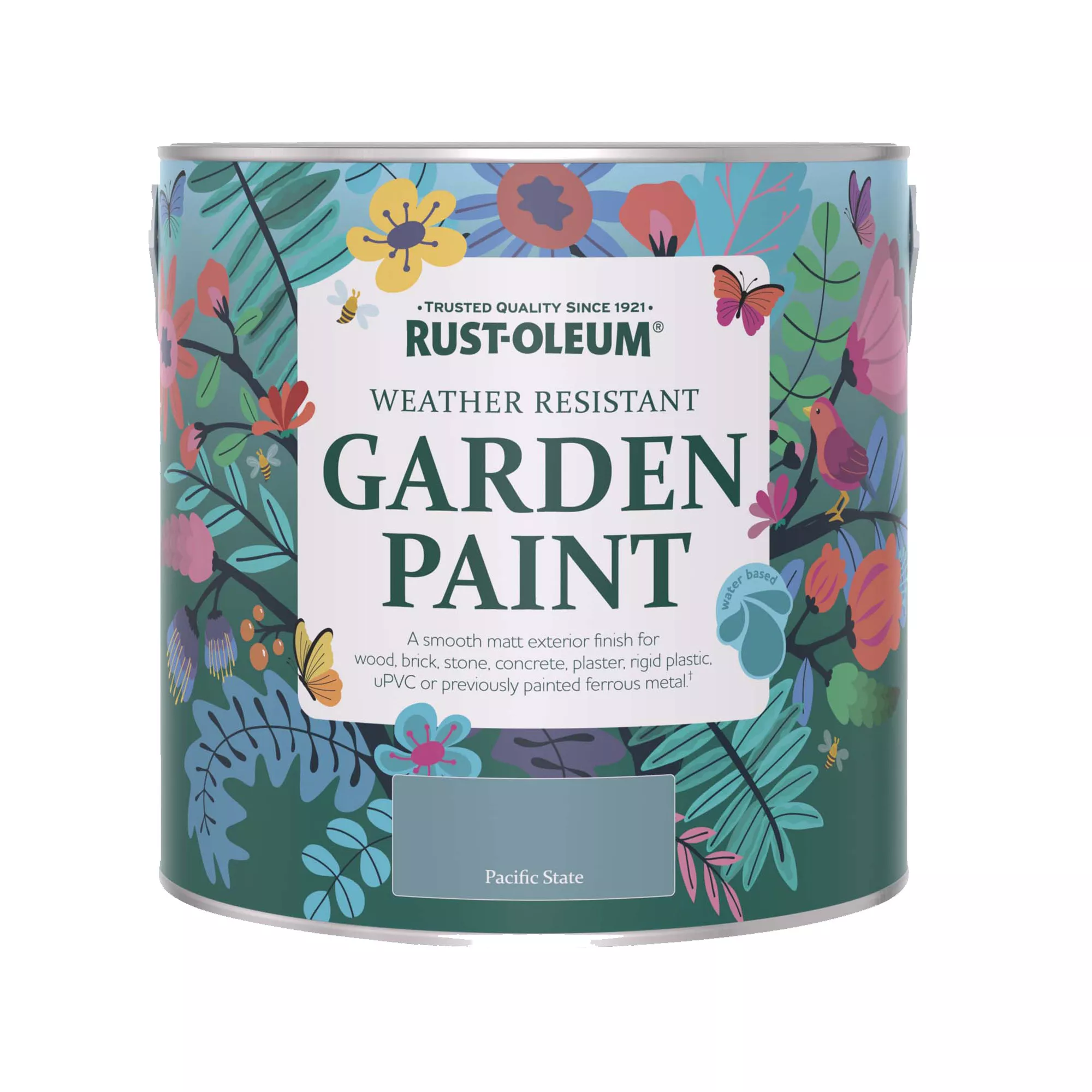 Rust-Oleum Garden Paint Pacific State Matt Multi-surface Garden Paint, 2.5L Tin Rust-Oleum Garden Paint Pacific State Matt Multi-surface Garden Paint, 2.5L Tin -Trade Point Sale Shop rust oleum garden paint pacific state matt multi surface garden paint 2 5l tin5013296131872 08c bq
