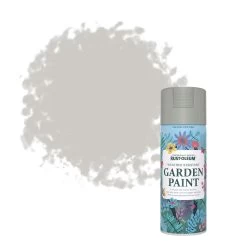 Rust-Oleum Garden Paint Winter Grey Matt Multi-surface Garden Paint, 400ml Spray Can