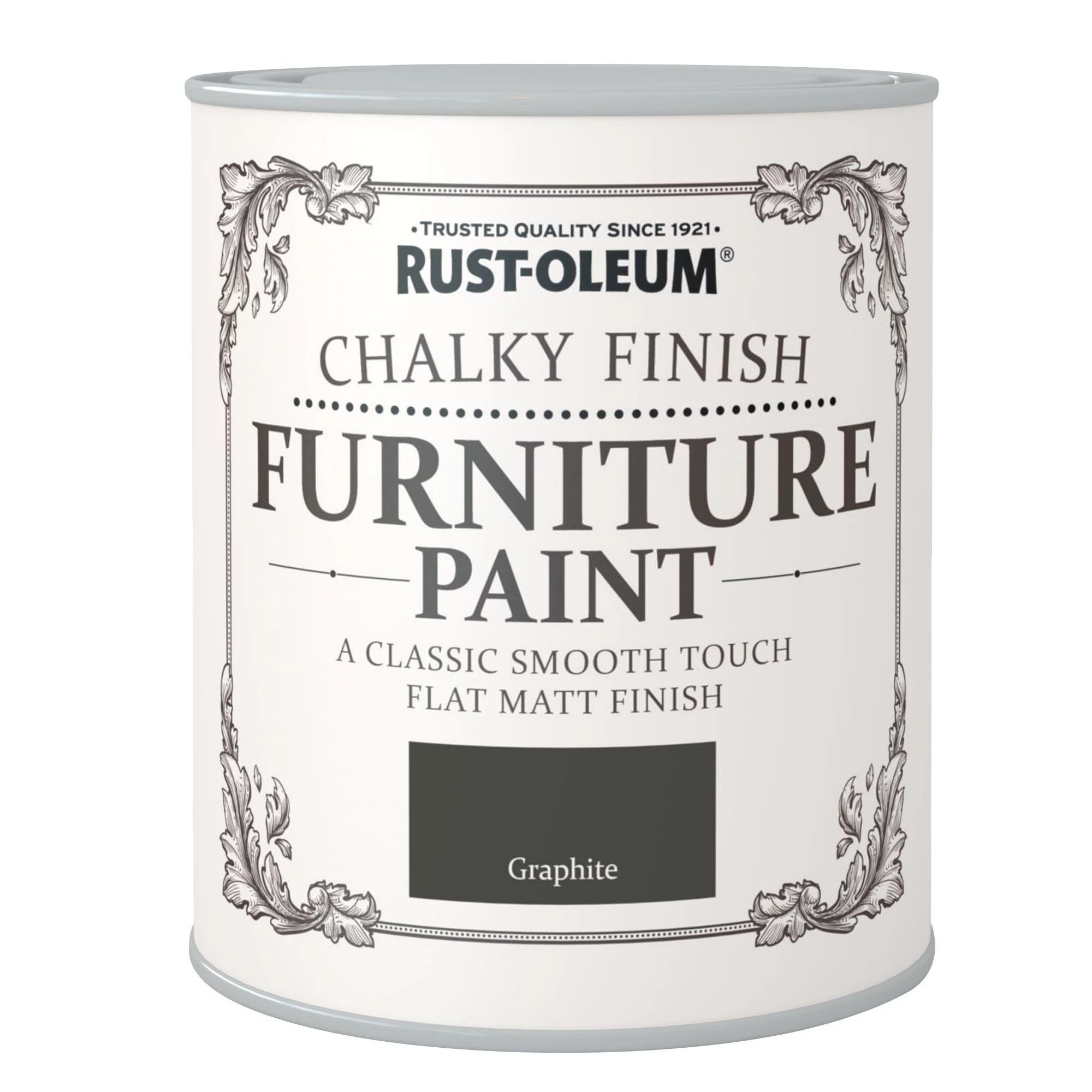 Rust-Oleum Graphite Chalky effect Matt Furniture paint, 750ml Rust-Oleum Graphite Chalky Effect Matt Furniture Paint, 750ml -Trade Point Sale Shop rust oleum graphite chalky effect matt furniture paint 750ml5013296031301 08c bq