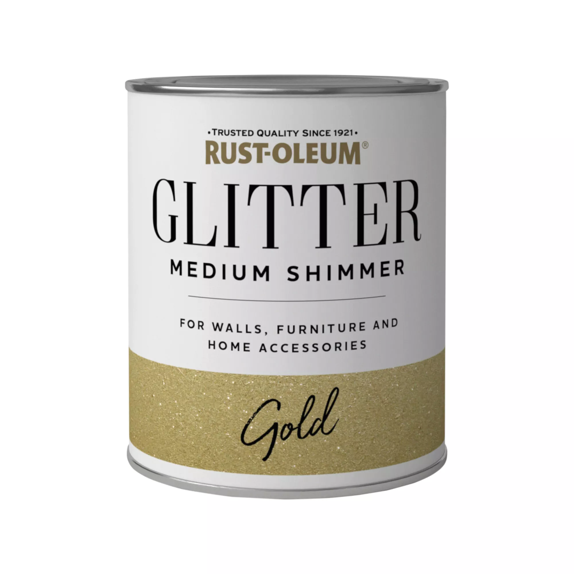 Rust-Oleum Medium Shimmer Gold Glitter effect Mid sheen Multi-surface Topcoat Paint glitter, 750ml Rust-Oleum Medium Shimmer Gold Glitter Effect Mid Sheen Multi-surface Topcoat Paint Glitter, 750ml -Trade Point Sale Shop rust oleum medium shimmer gold glitter effect mid sheen multi surface topcoat paint glitter 750ml5013296039567 08c bq