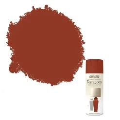 Rust-Oleum Natural Effects Terracotta Matt Textured Effect Multi-surface Spray Paint, 400ml