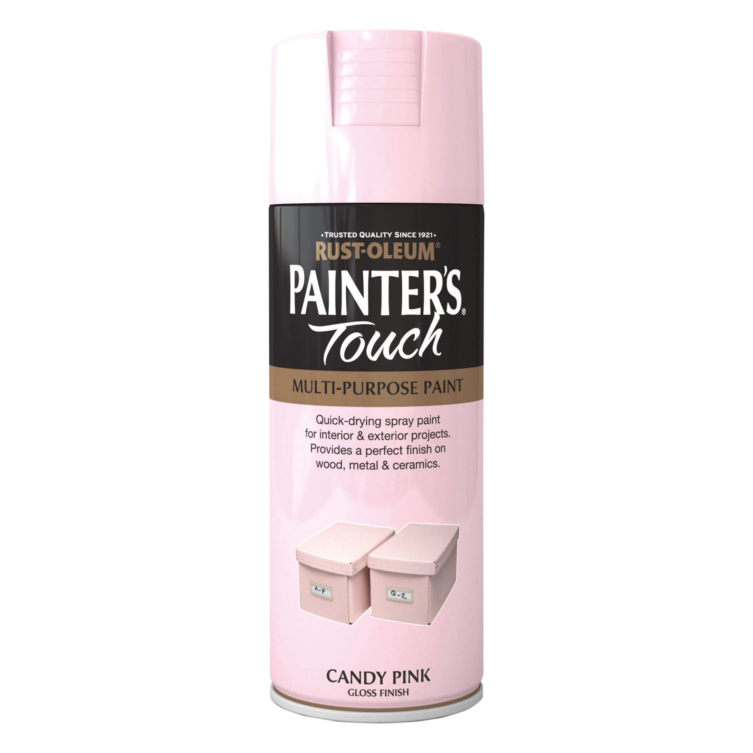 Rust-Oleum Painter's touch Candy pink Gloss Multi-surface Decorative spray paint, 400ml Rust-Oleum Painter's Touch Candy Pink Gloss Multi-surface Decorative Spray Paint, 400ml -Trade Point Sale Shop rust oleum painter s touch candy pink gloss multi surface decorative spray paint 400ml5013296950985 08c bq scaled