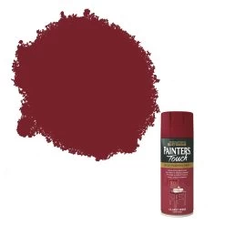 Rust-Oleum Painter's Touch Claret Wine Satinwood Multi-surface Decorative Spray Paint, 400ml