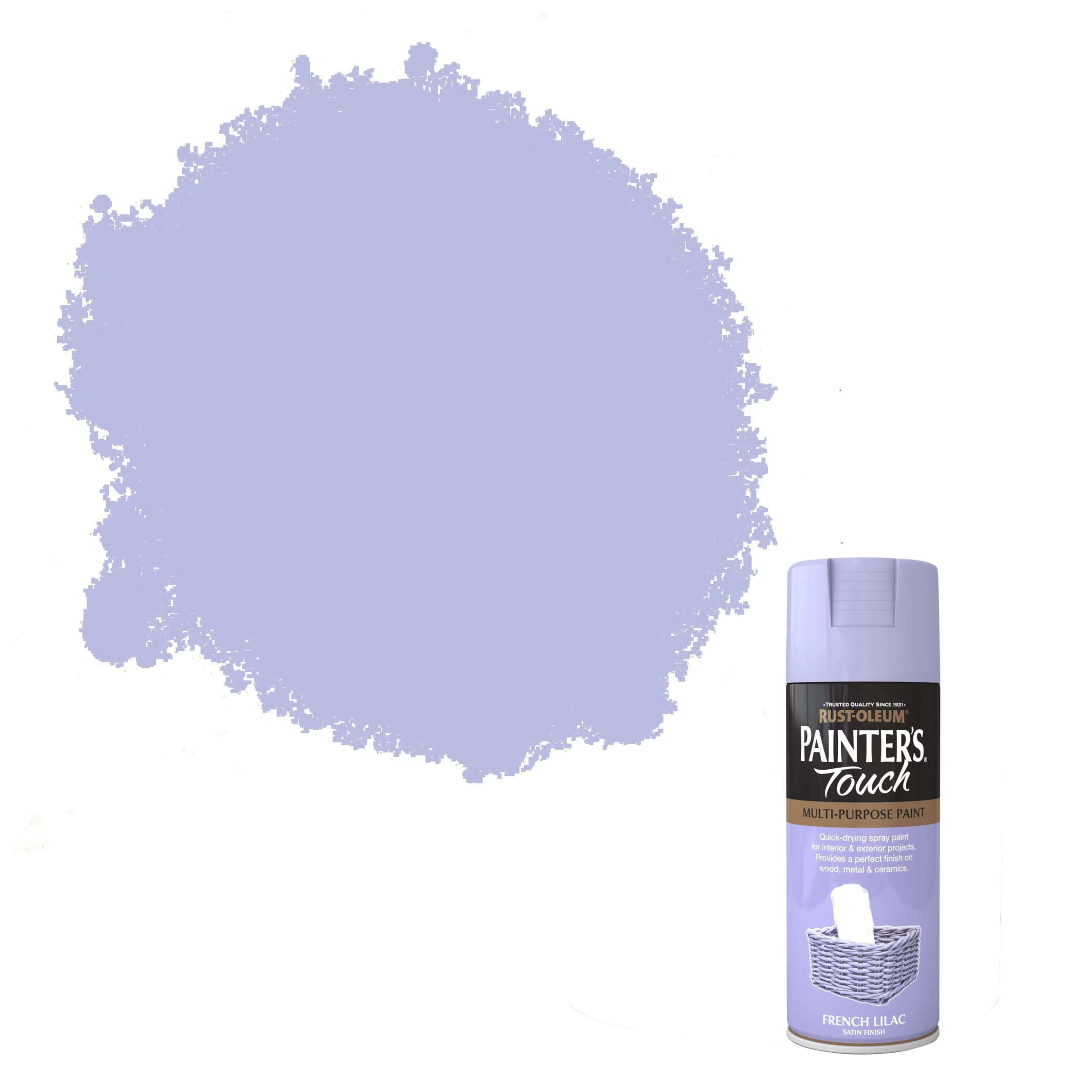 Rust-Oleum Painter's Touch French lilac Satinwood Multi-surface Decorative spray paint, 400ml Rust-Oleum Painter's Touch French Lilac Satinwood Multi-surface Decorative Spray Paint, 400ml -Trade Point Sale Shop rust oleum painter s touch french lilac satinwood multi surface decorative spray paint 400ml5013296950930 02c bq scaled