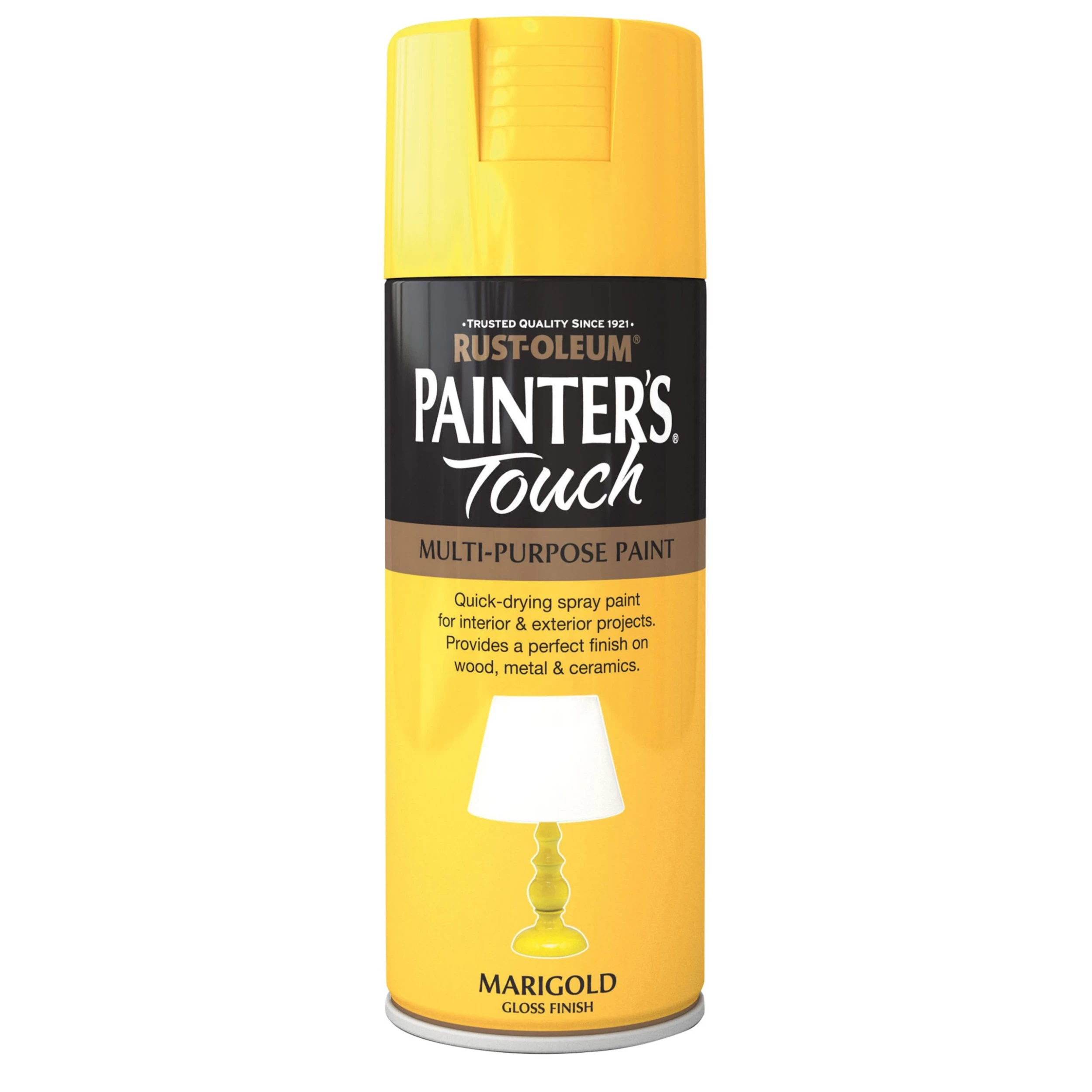 Rust-Oleum Painter's touch Marigold Gloss Multi-surface Decorative spray paint, 400ml Rust-Oleum Painter's Touch Marigold Gloss Multi-surface Decorative Spray Paint, 400ml -Trade Point Sale Shop rust oleum painter s touch marigold gloss multi surface decorative spray paint 400ml5013296950954 08c bq scaled