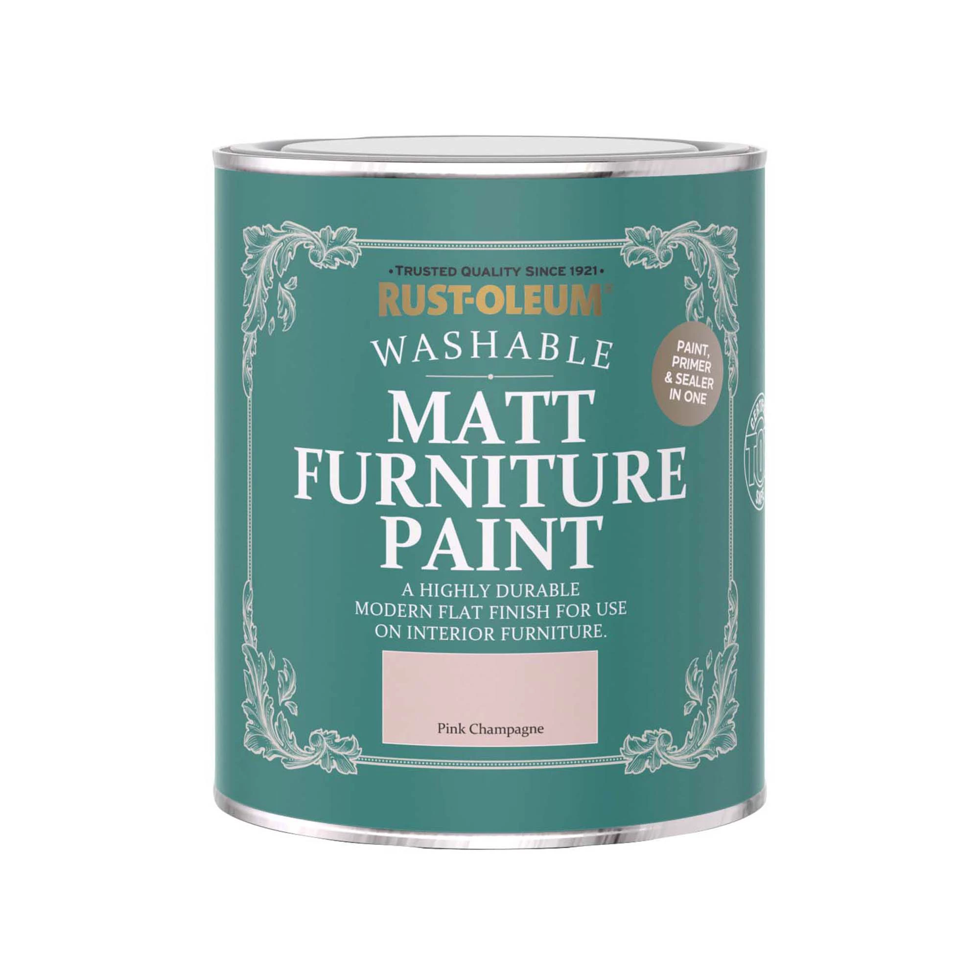 Rust-Oleum Pink Champagne Matt Furniture paint, 750ml Rust-Oleum Pink Champagne Matt Furniture Paint, 750ml -Trade Point Sale Shop rust oleum pink champagne matt furniture paint 750ml5013296131391 08c bq
