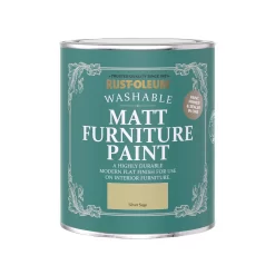 Rust-Oleum Silver Sage Matt Furniture Paint, 750ml -Trade Point Sale Shop rust oleum silver sage matt furniture paint 750ml5013296131377 08c bq