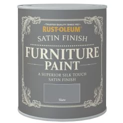 Rust-Oleum Slate Satinwood Furniture Paint, 750ml