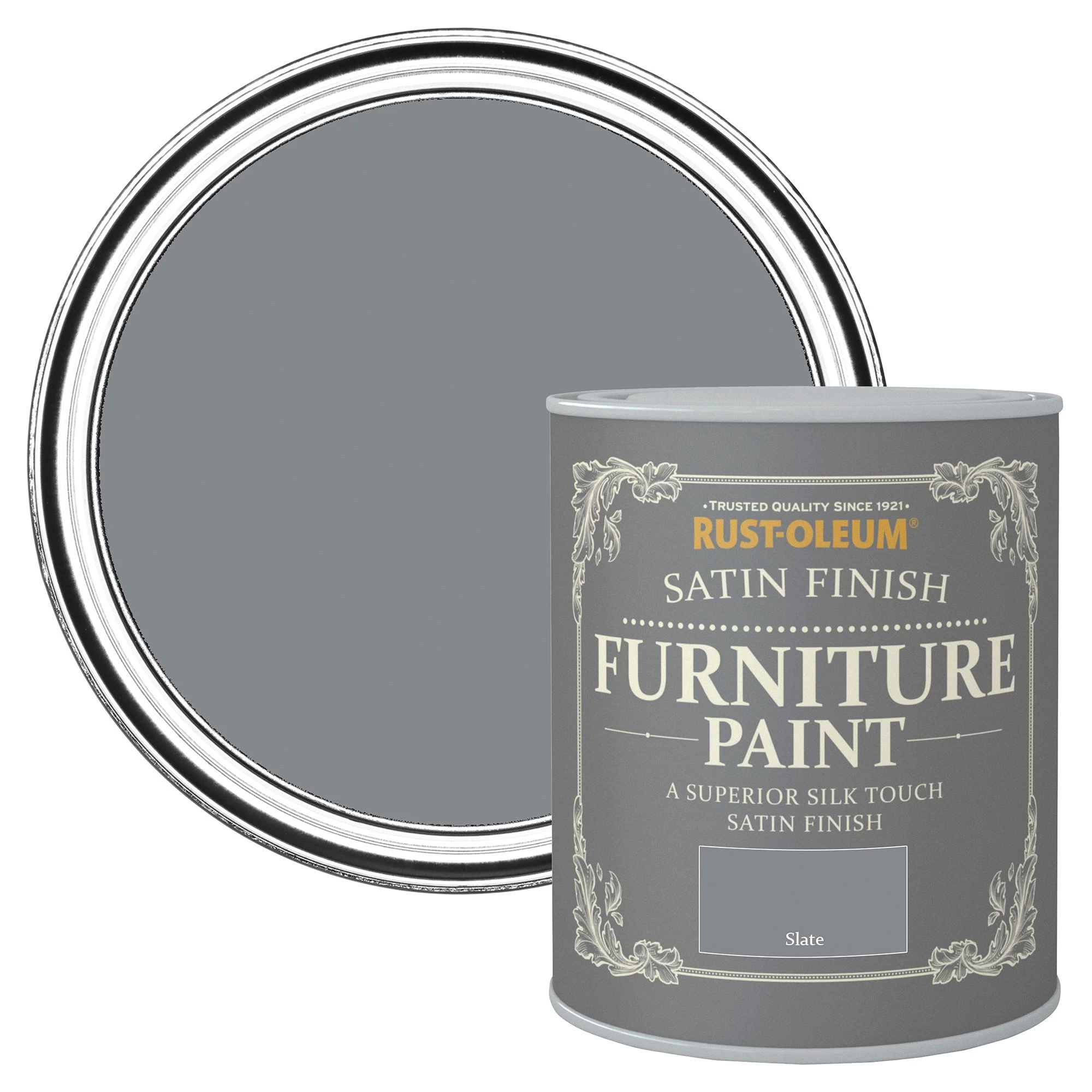 Rust-Oleum Slate Satinwood Furniture paint, 750ml Rust-Oleum Slate Satinwood Furniture Paint, 750ml -Trade Point Sale Shop rust oleum slate satinwood furniture paint 750ml5013296032575 07c BQ