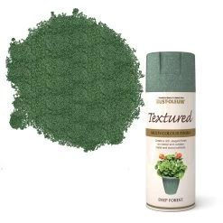 Rust-Oleum Stone Deep Forest Textured Effect Multi-surface Spray Paint, 400ml