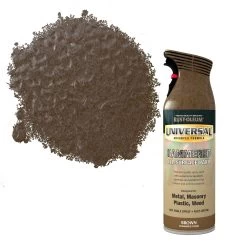 Rust-Oleum Universal Brown Hammered Effect Multi-surface Spray Paint, 400ml