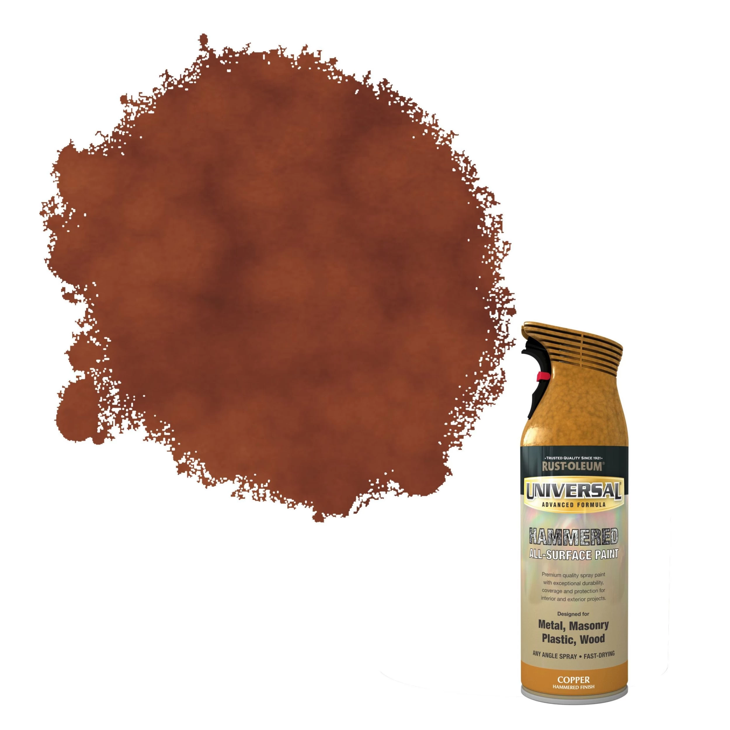 Rust-Oleum Universal Copper hammered effect Multi-surface Spray paint, 400ml Rust-Oleum Universal Copper Hammered Effect Multi-surface Spray Paint, 400ml -Trade Point Sale Shop rust oleum universal copper hammered effect multi surface spray paint 400ml5013296951029 02c bq scaled