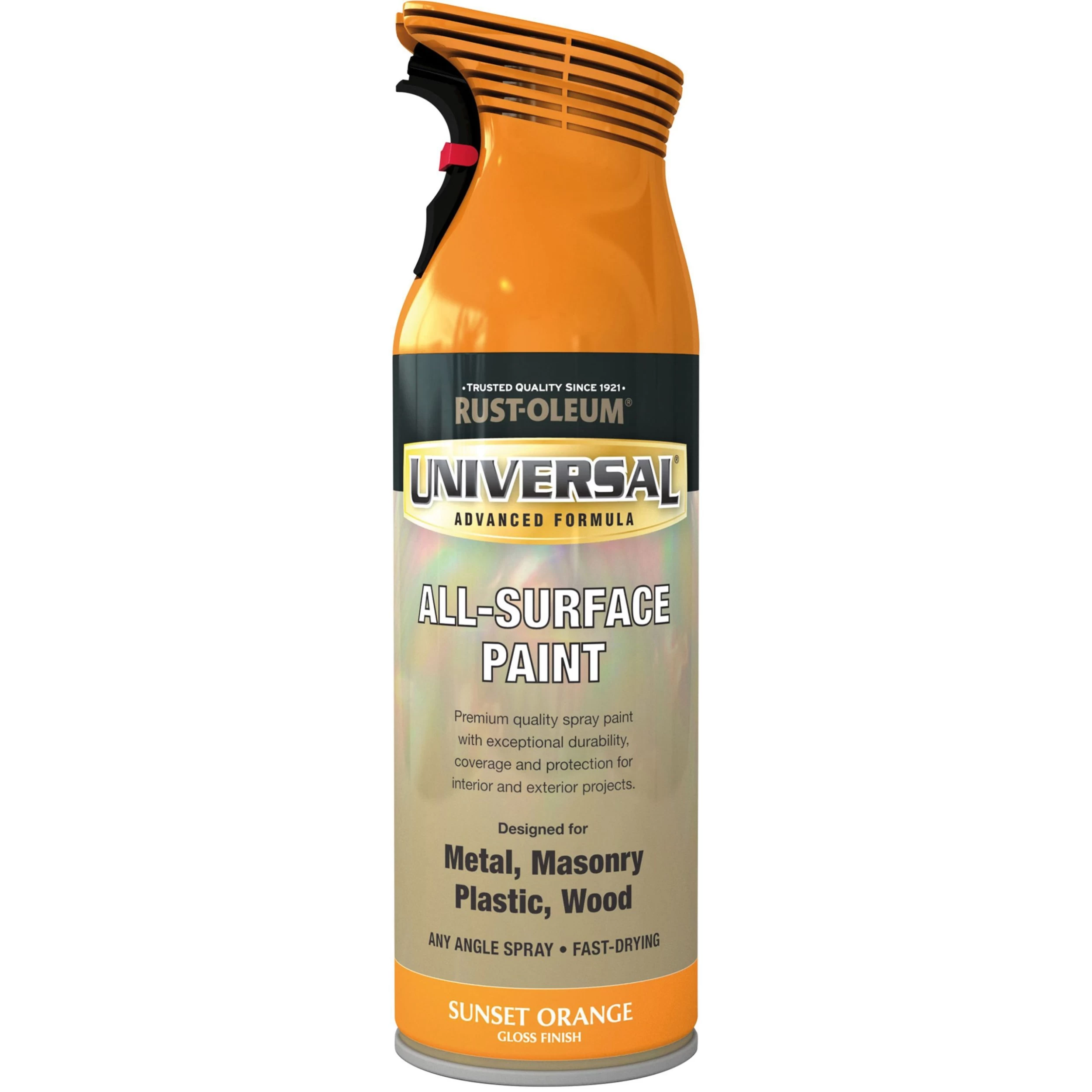 Rust-Oleum Universal Sunset orange Gloss Multi-surface Spray paint, 400ml Rust-Oleum Universal Sunset Orange Gloss Multi-surface Spray Paint, 400ml -Trade Point Sale Shop rust oleum universal sunset orange gloss multi surface spray paint 400ml5013296951043 08c bq scaled