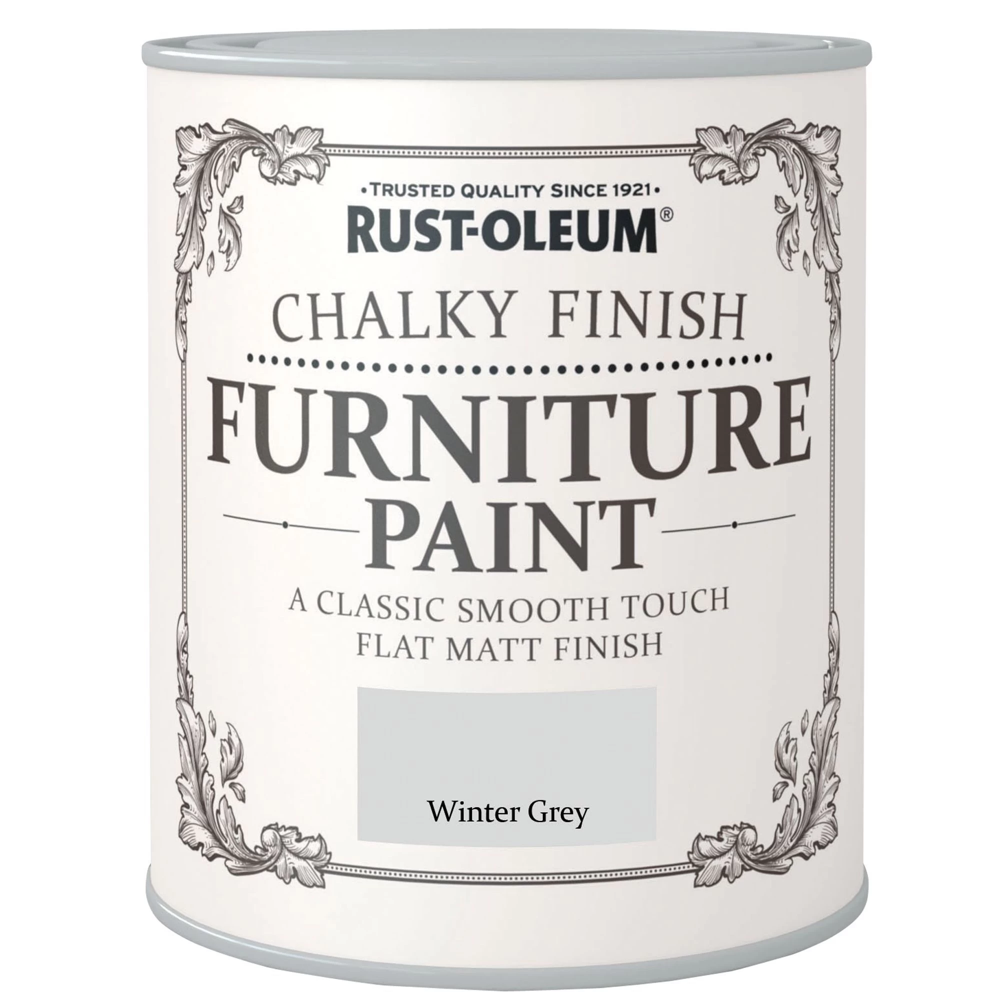 Rust-Oleum Winter grey Flat matt Furniture paint, 2.5L Rust-Oleum Winter Grey Flat Matt Furniture Paint, 2.5L -Trade Point Sale Shop rust oleum winter grey flat matt furniture paint 2 5l5013296034173 02c BQ